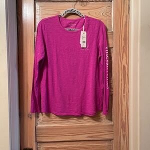 Vineyard Vines Women's Long Sleeve Tee * Pink Purple * NWT